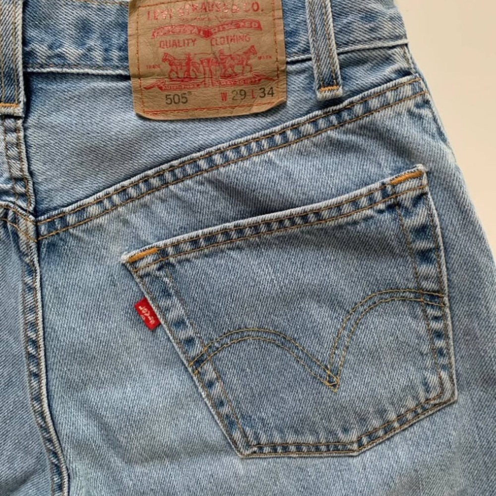 #57 Levi's Light Blue Straight Leg Jeans